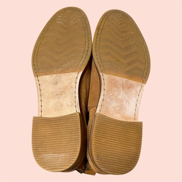 Clarks Suede Slip-On Chelsea Boot - Picture 5 of 8